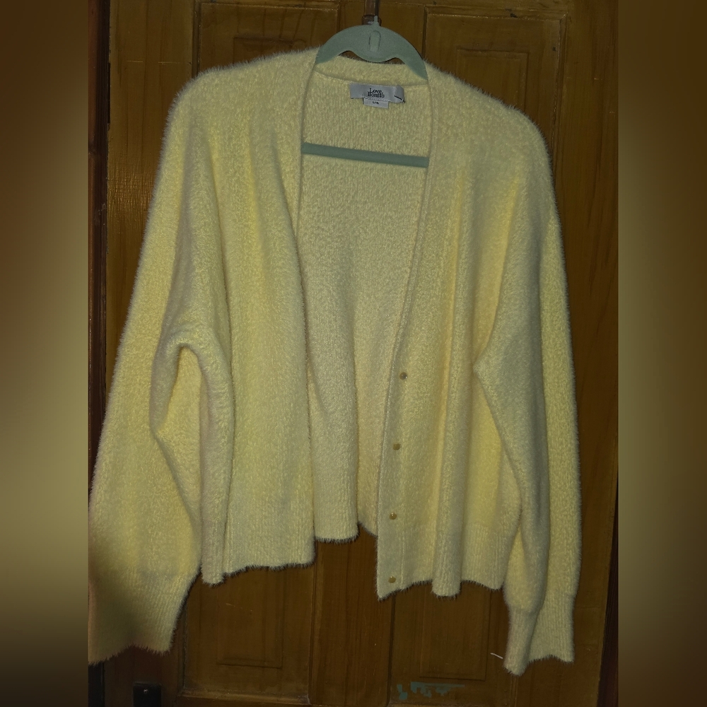 Light Yellow Women's Cardigan..  NWOT